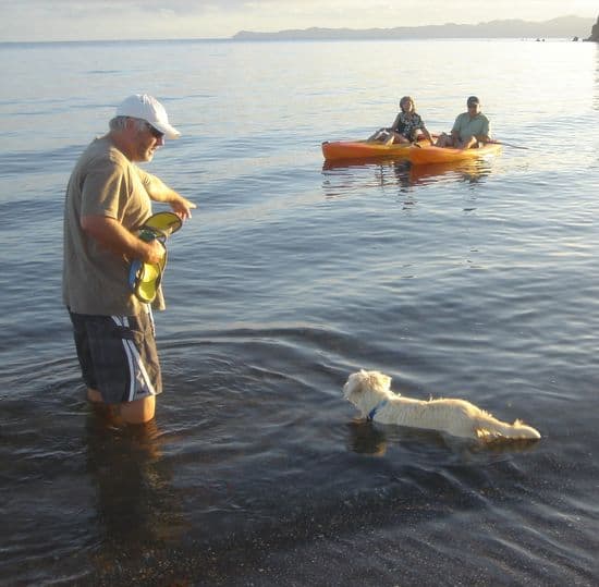 Charlie and Peter in the Sea of Cortez Charlie and Peter in the Sea of Cortez