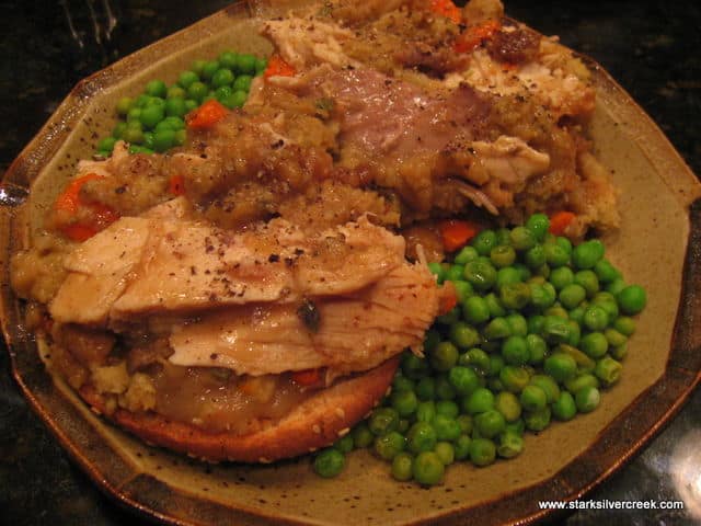 Open Face Turkey Sandwich 03